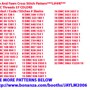 Doe And Fawn Cross Stitch Pattern***L@@K***