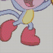 DORA EXPLORER BEACH BALL Cross Stitch Pattern***L@@K***