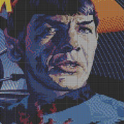 Star Trek Doomsday Machine Cross Stitch Pattern***L@@K***