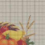 Thanksgiving Horn Of PLenty Cross Stitch Pattern***LOOK***
