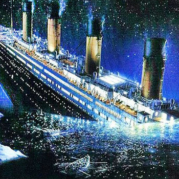 Titanic Sinking Cross Stitch Pattern***L@@K***