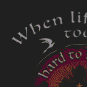 When Life Gets Too Hard Cross Stitch Pattern***L@@K***
