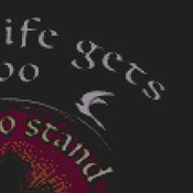 When Life Gets Too Hard Cross Stitch Pattern***L@@K***