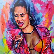Singer Selena Cross Stitch Pattern***L@@K***YOUR PATTERN WILL BE SENT TO YOUR E-MAIL ADDRESS