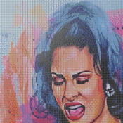 Singer Selena Cross Stitch Pattern***L@@K***YOUR PATTERN WILL BE SENT TO YOUR E-MAIL ADDRESS