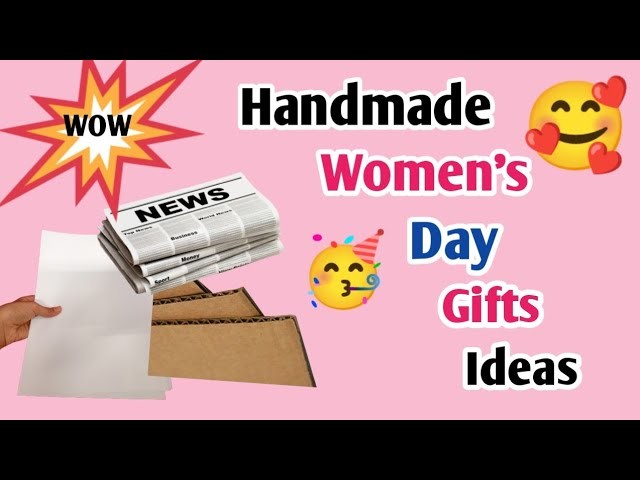 2 Amazing DIY Women's Day Gift Ideas. Happy women's day craft ideas 2023 . Handmade women's day gift