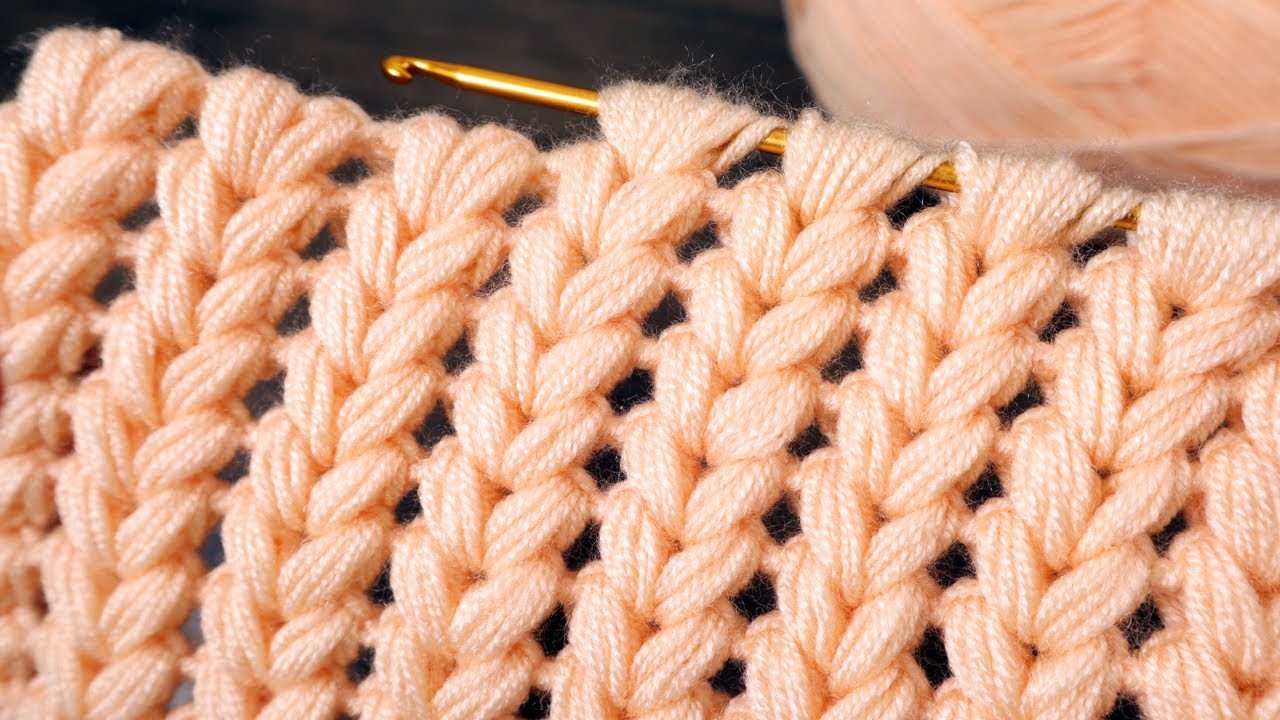 ✨ Amazing Crochet Tunisian Pattern for Scarf (Scarf with Crochet Idea)