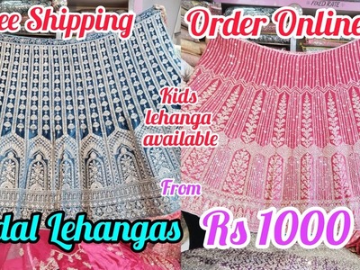 Awesome Bridal Lehangas starting @Rs 1000.- Only???? | Latest Collections ????| Order online