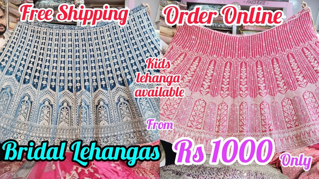 Awesome Bridal Lehangas starting @Rs 1000.- Only???? | Latest Collections ????| Order online