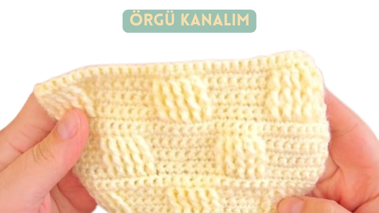 Çok Kolay Tığ İşi Örgü Modeli ✅ Very Easy Crochet Knitting Pattern