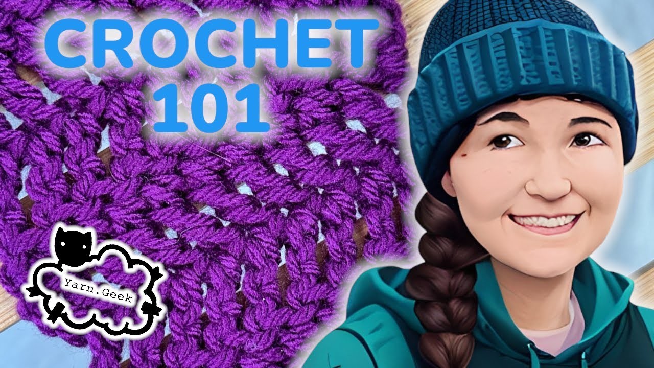 CROCHET 101: Treble Crochet Stitch for ABSOLUTE Beginners