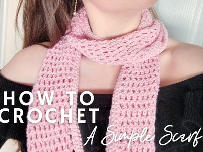 Crochet Easy Romantic Openwork Infinity Scarf For Beginners | Filet Crochet Scarf Tutorial & Pattern