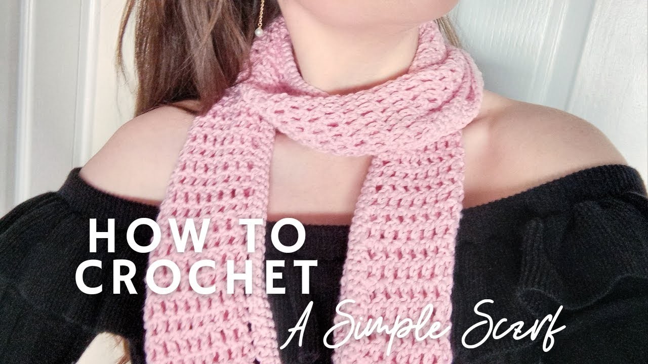 Crochet Easy Romantic Openwork Infinity Scarf For Beginners | Filet Crochet Scarf Tutorial & Pattern