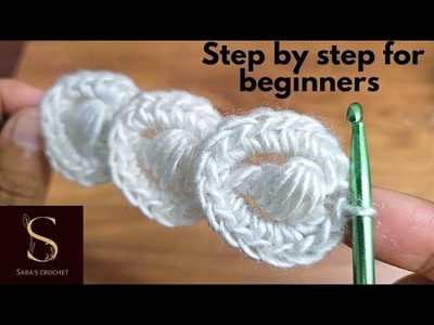 * CROCHET LACE *GORGEOUS ???? SUPER FAST AND EASY CROCHET FOR BEGINNERS @sara1111