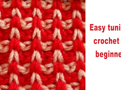 Easy tunisian crochet for beginners