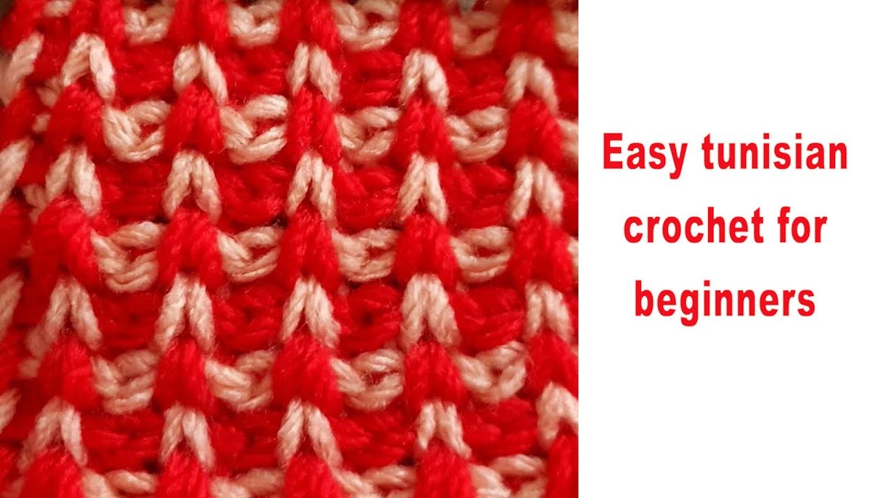 Easy tunisian crochet for beginners