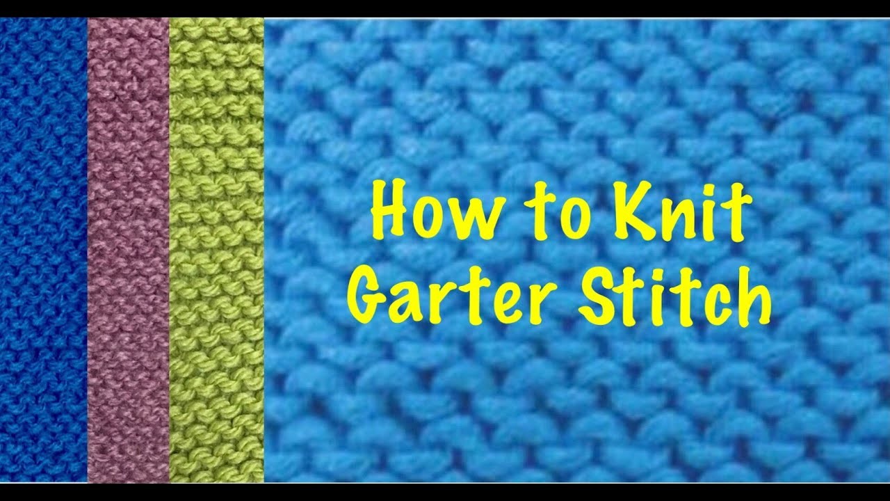 How to Knit Garter Stitch @julibolton