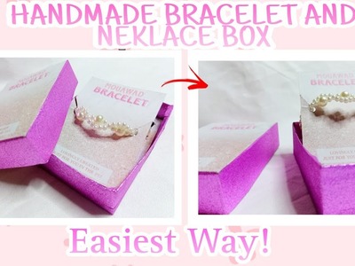 How To Make A Handmade AESTHETIC CUTE BRACELET BOX IDEAS For School Project