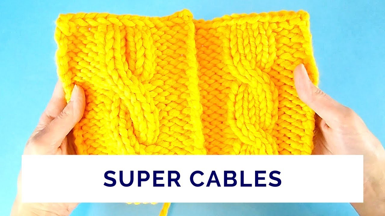 How to Make Cables Even More Textured (and Even More Gorgeous)