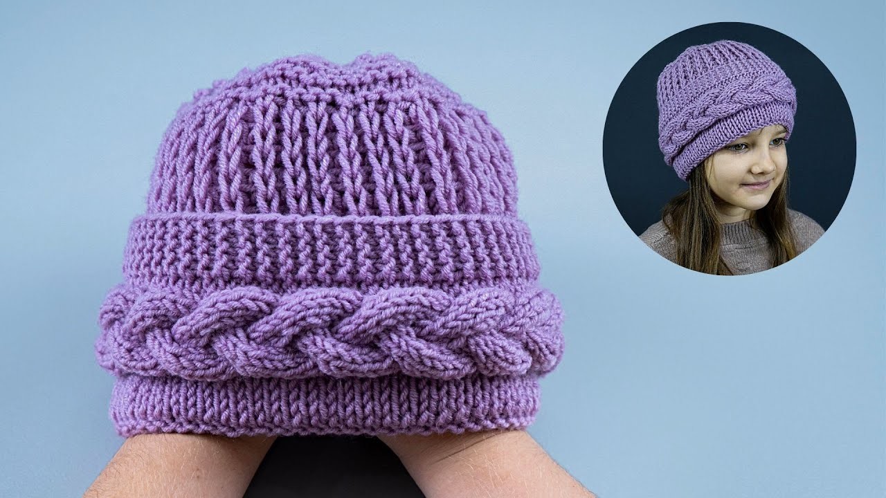 If you want to knit a hat easily - so this tutorial is for you!