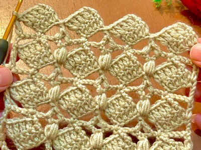 INCREDIBLE!???? Only 3 rows! Really this is a very simple and stylish crochet pattern