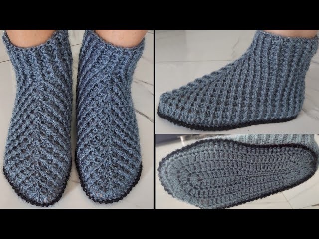 NEW AND EASY  SOCKS DESIGN. SOCKS PATTERN.  SOCKS KNITTING PATTERN