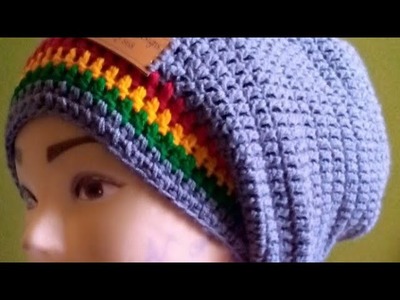 Rastafarian Slouchy hat Part3