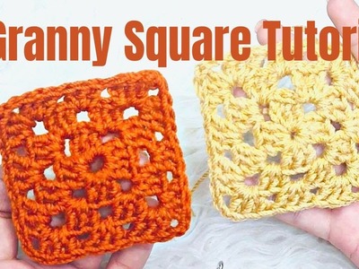 Simple Easy Beginner Granny Square Tutorial With Step by Step Instructions by RadCrochet