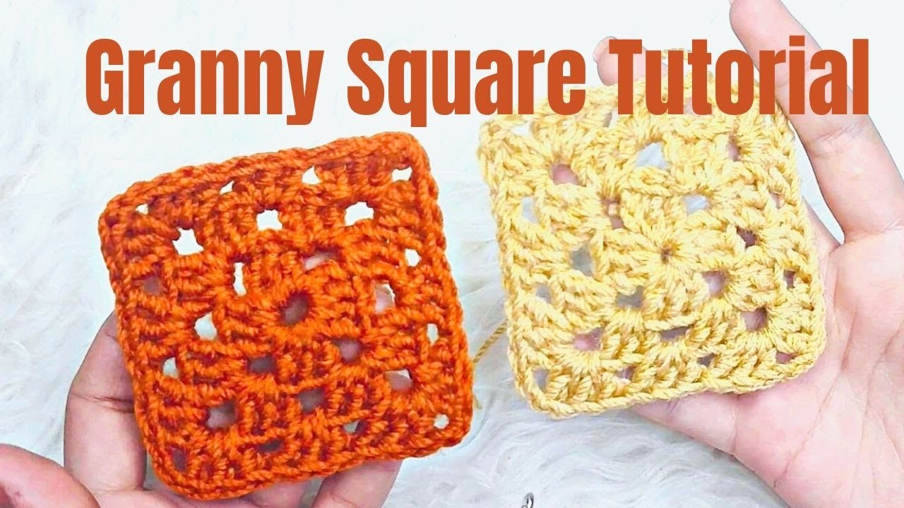 Simple Easy Beginner Granny Square Tutorial With Step by Step Instructions by RadCrochet