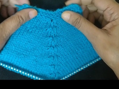 Stitches increasing method in Top to Down Sweater|Raglan Sweater Knitting Design #140