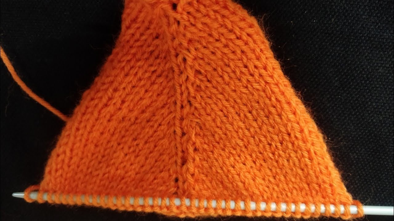 Stitches increasing method in Top to Down Sweater||Raglan Knitting Design #138