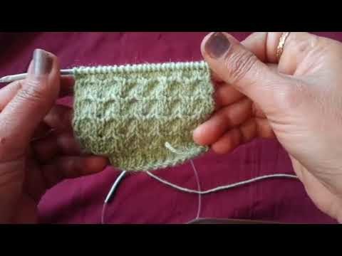 Sunder knitting design koti aur sweater ke liye