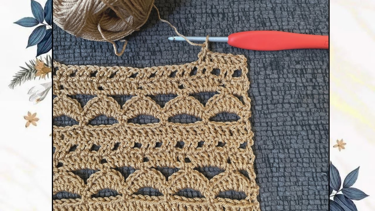 This Lovely Crochet Shell Stitch is SO Beautiful, You won't Believe How Easy It Is to Make!