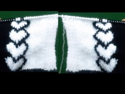 Two colour sweater design