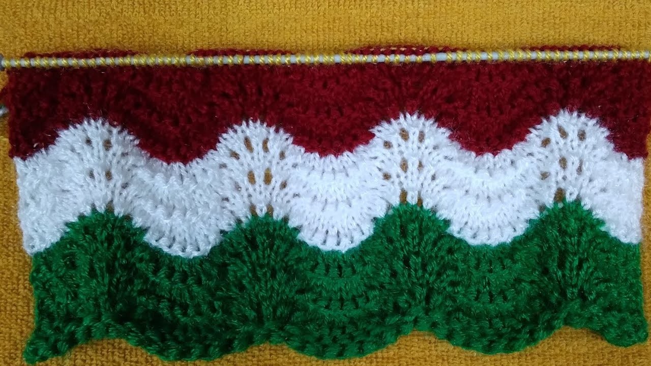 Very Beautiful multipl colour design.cardigan.baby sweater Explain In Hindi ????) knitting plant