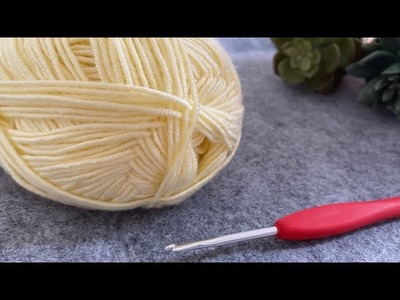 Wonderful! This crochet stitch is so easy! It's so beautiful I can't believe it! Crochet pattern.