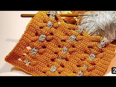 Wow???? FANTASTIC ????Very easy crochet chain very stylish  bag, hair band making