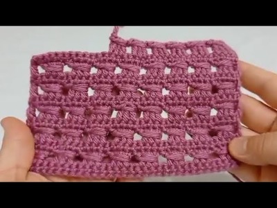 WOW????????PERFECT???? Very Easy 2 Row Crochet pattern bayb blanket bag wallet pattern for beginners #crochet