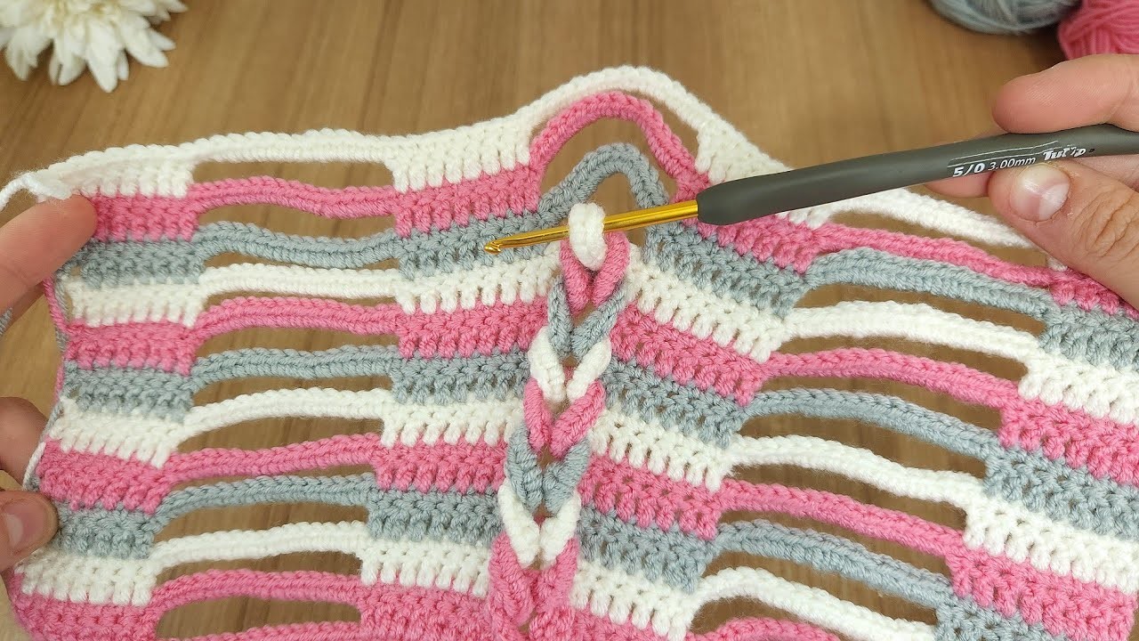 Wow !!????SUPER 3D  IDEA !!Very nice easy, very useful eye catching crochet , trend pattern ✔ knitting