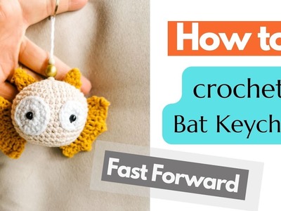 2. Bat Keychain - Fast Forward. Crochet amigurumi pattern to a bat toy. FREE toy pattern. Halloween