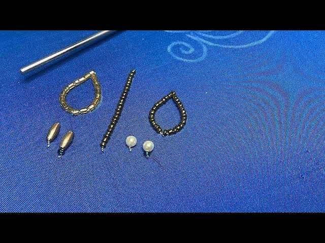 Aari embroidery tutorial.#18. How to attach sugar beads using aari needle