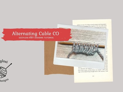 Alternating Cable cast-on method
