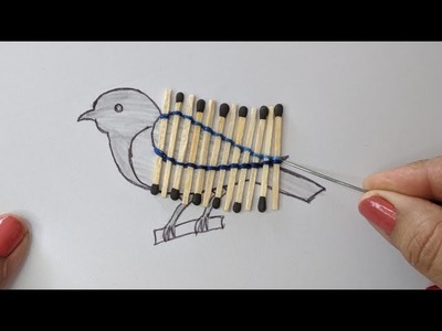 Amazing Hand Embroidery Bird ???? design idea.Super Hand Embroidery design idea: Kurti.Baby dress