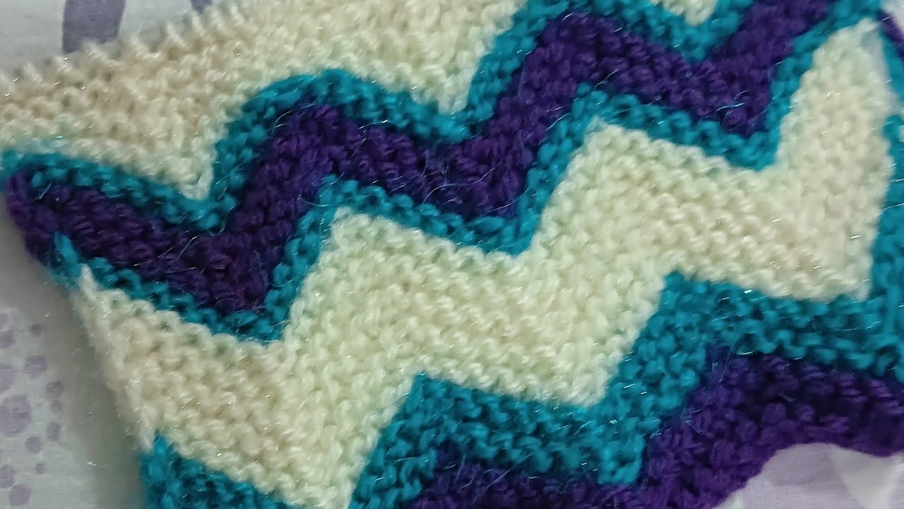 Amazing multicolour knitting pattern for ladies baby sweater cardigan  @momsknittingandstyle4102