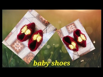 Baby shoes new design #handmade#babyshoes#knitting#craft#howtomakebabyshoes#