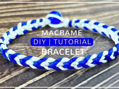 Braided bracelet making idea | Braided bracelet DIY | How to make macrame bracelet at home