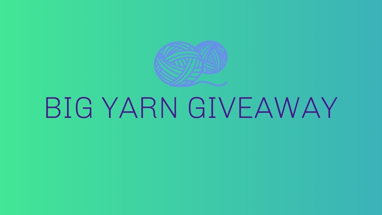 CLOSED! Yarn Giveaway!