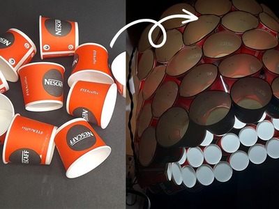 Create the Best Festival Decoration: Lamp Made From Paper Glass!