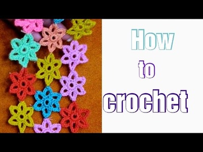 Crocheting a beautiful, simple and versatile flower #crochet #flowers #crochetflower