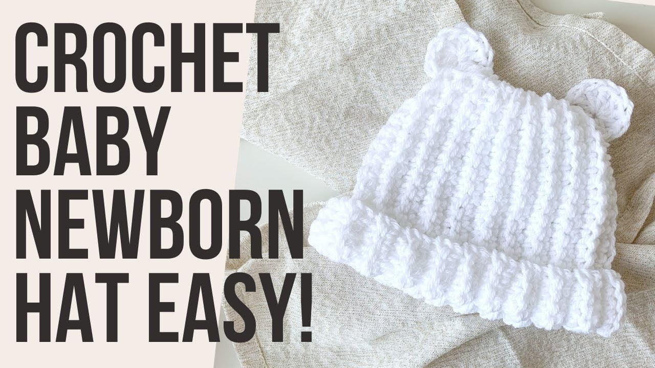 EASY CROCHET - Baby Hat With Ears